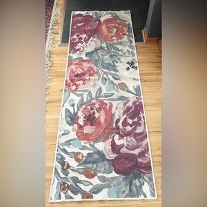 Ruggable Floral Runner - Multi-Color